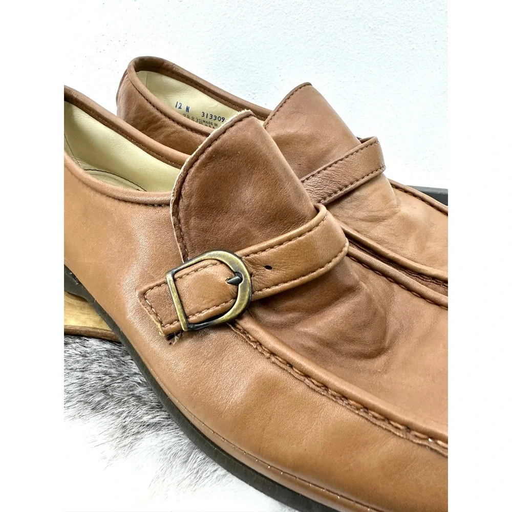Deer Stags Osceola Mens Brown Leather loafers 12 N 313309 grandpacore vintage